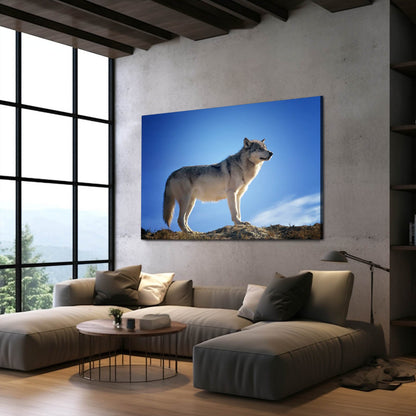 Standing Wolf Wall Art