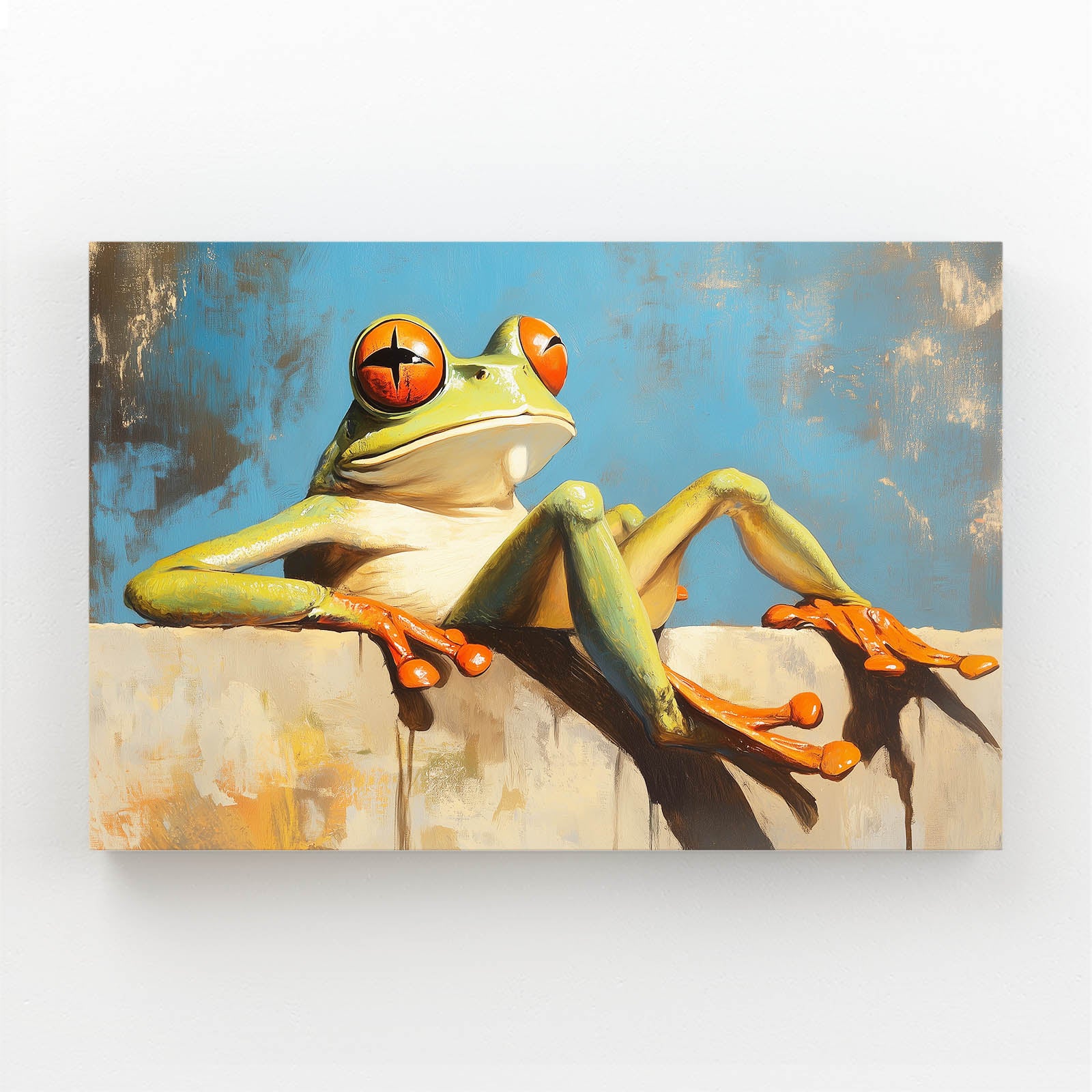 Star-Eyed Frog Wall Decor – star-eyed frog frog canvas print