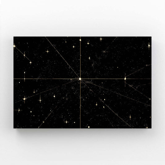Starfield Crosslight Gold Canvas – starfield crosslight gold canvas print