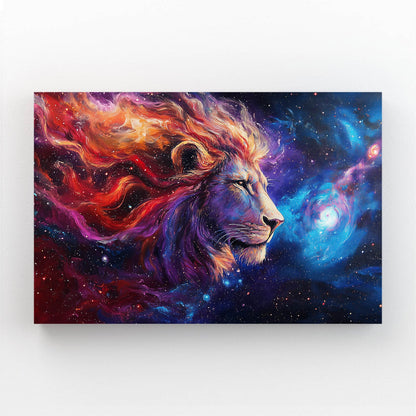 Starlit King Lion Wall Art