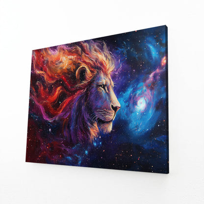 Starlit King Lion Wall Art