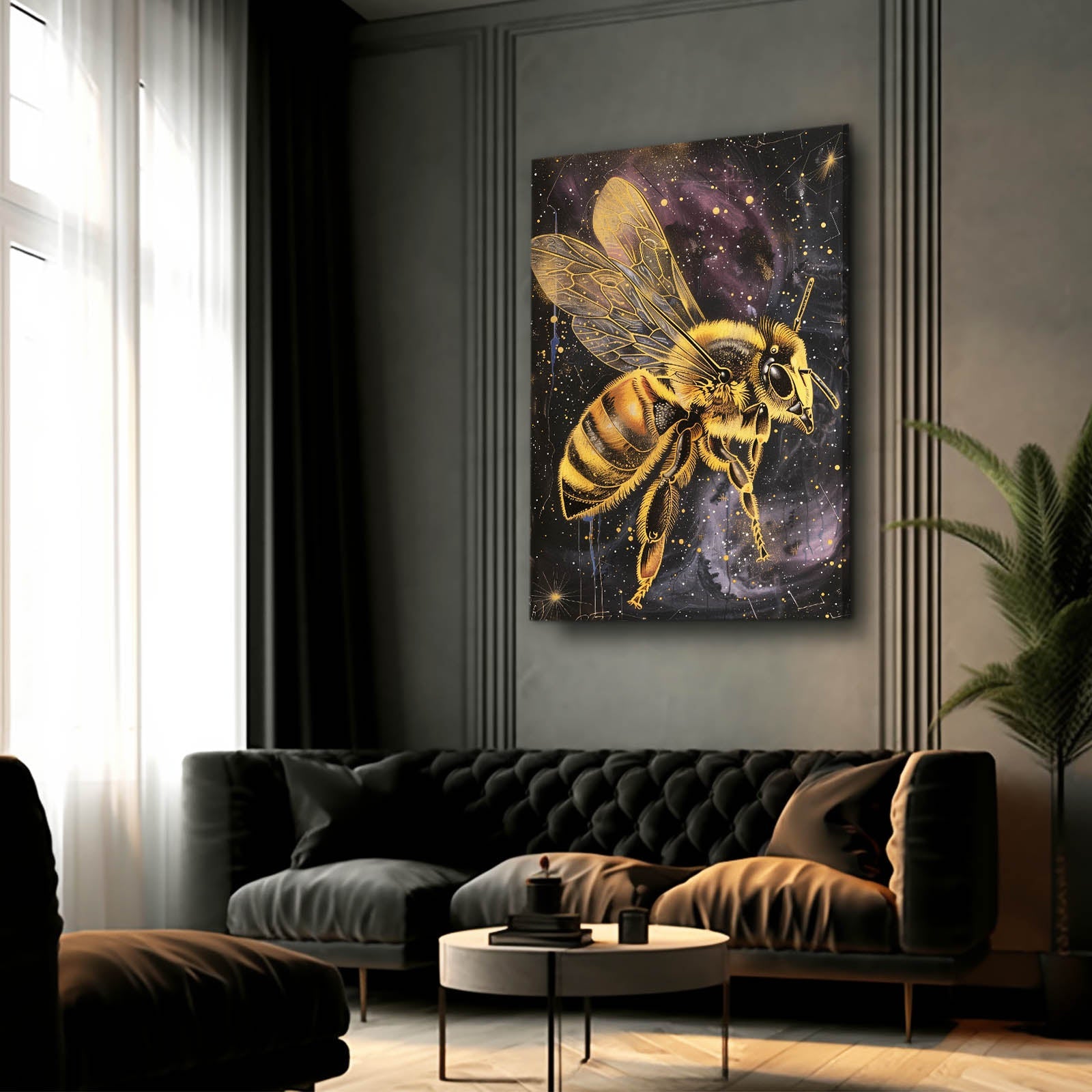 Starry Sky Bee Art