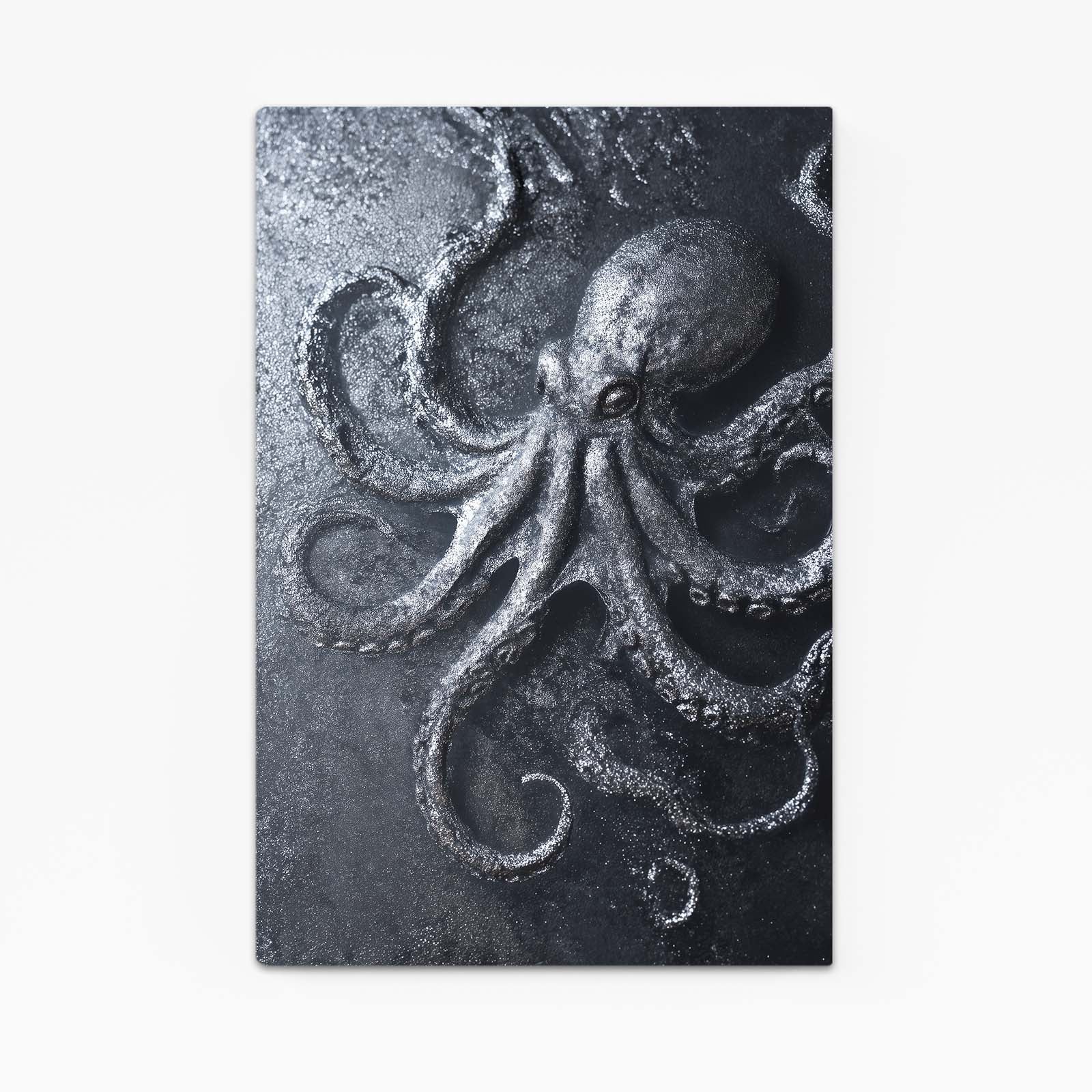 Stone Carved Relief Octopus Wall Art – stone carved relief octopus canvas print
