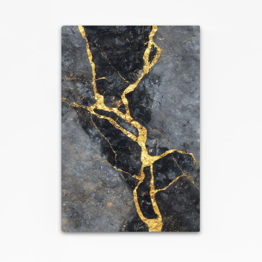 Stone Gold Seam Wall Art – stone gold seam gold canvas print