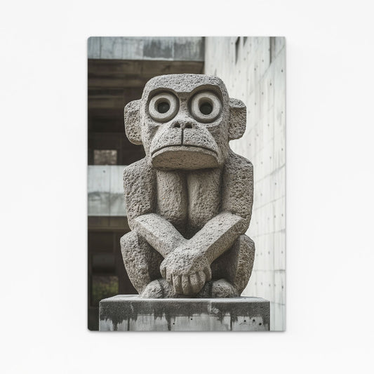 Stone Temple Statue Monkey Prints – stone temple statue monkey canvas print