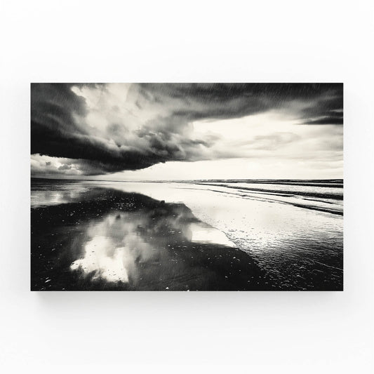 Stormy Seascape Waves Photography Art – stormy seascape waves photography canvas print