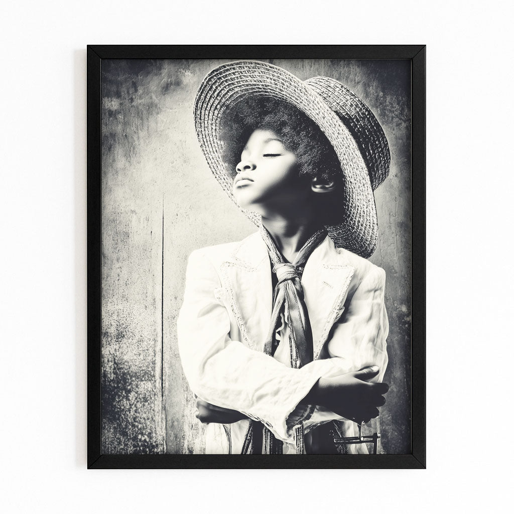 Straw Hat Photography Print – canvas print, view 6
