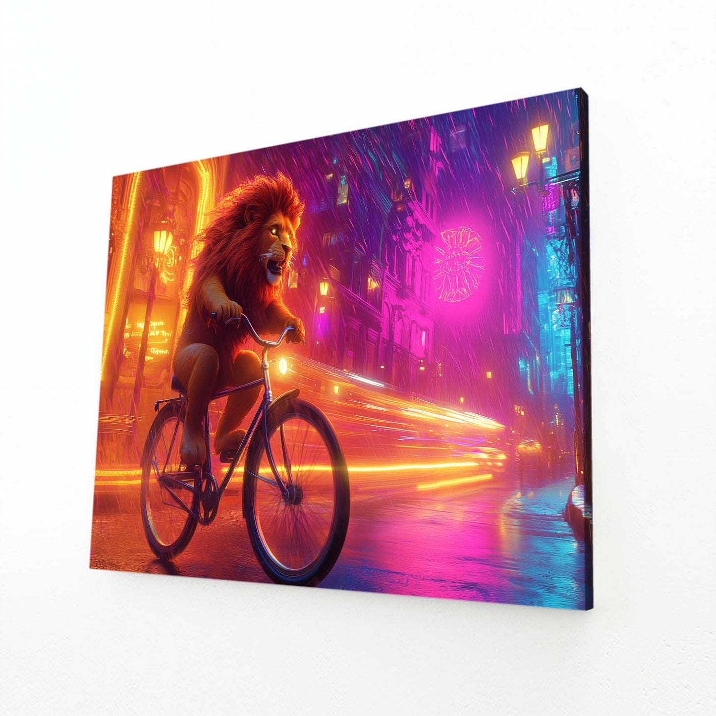 Street Lion Art
