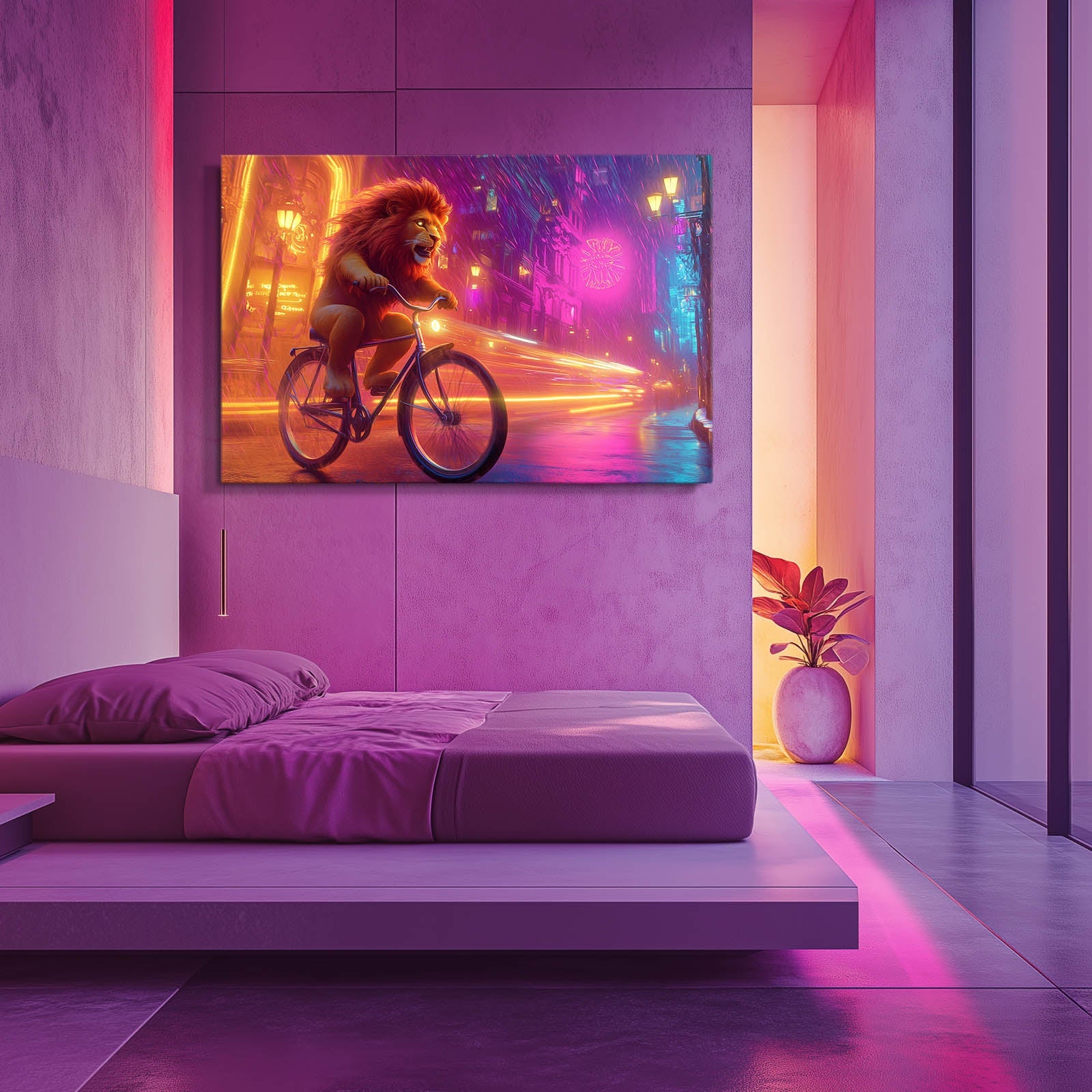 Street Lion Art