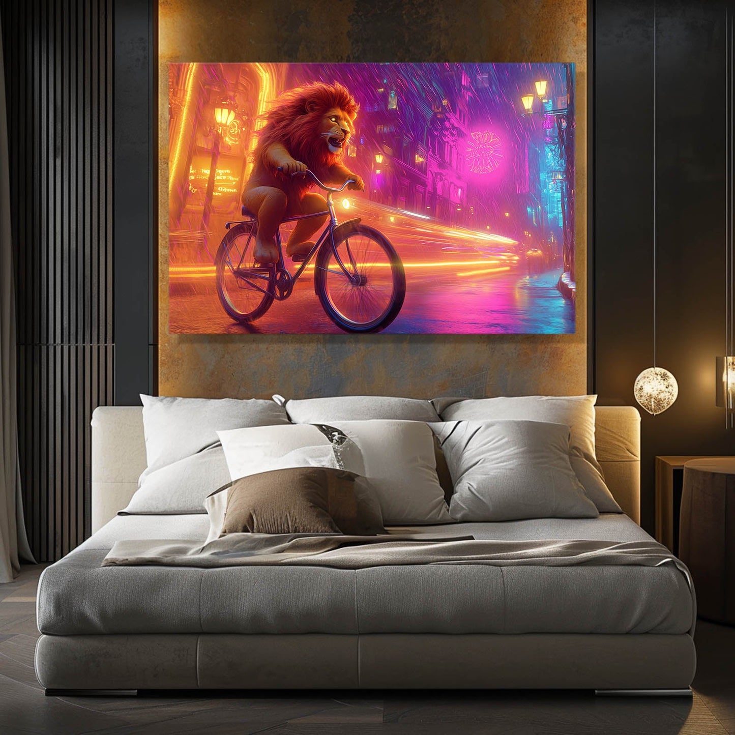 Street Lion Art