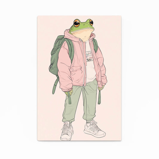 Streetwear Frog Sketch Prints – canvas print on white background
