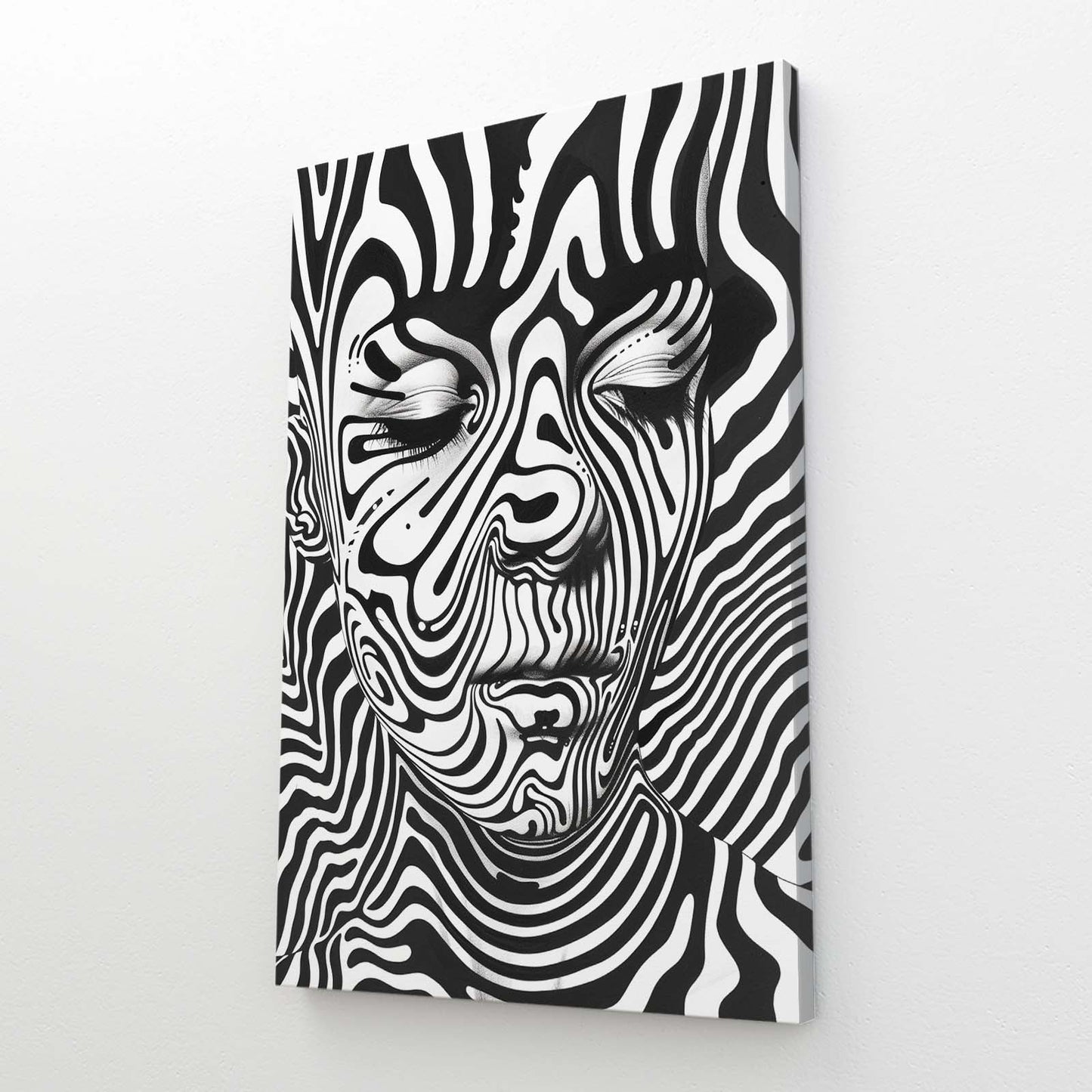 Style Trippy Zebra Prints – styled in a furnished interior