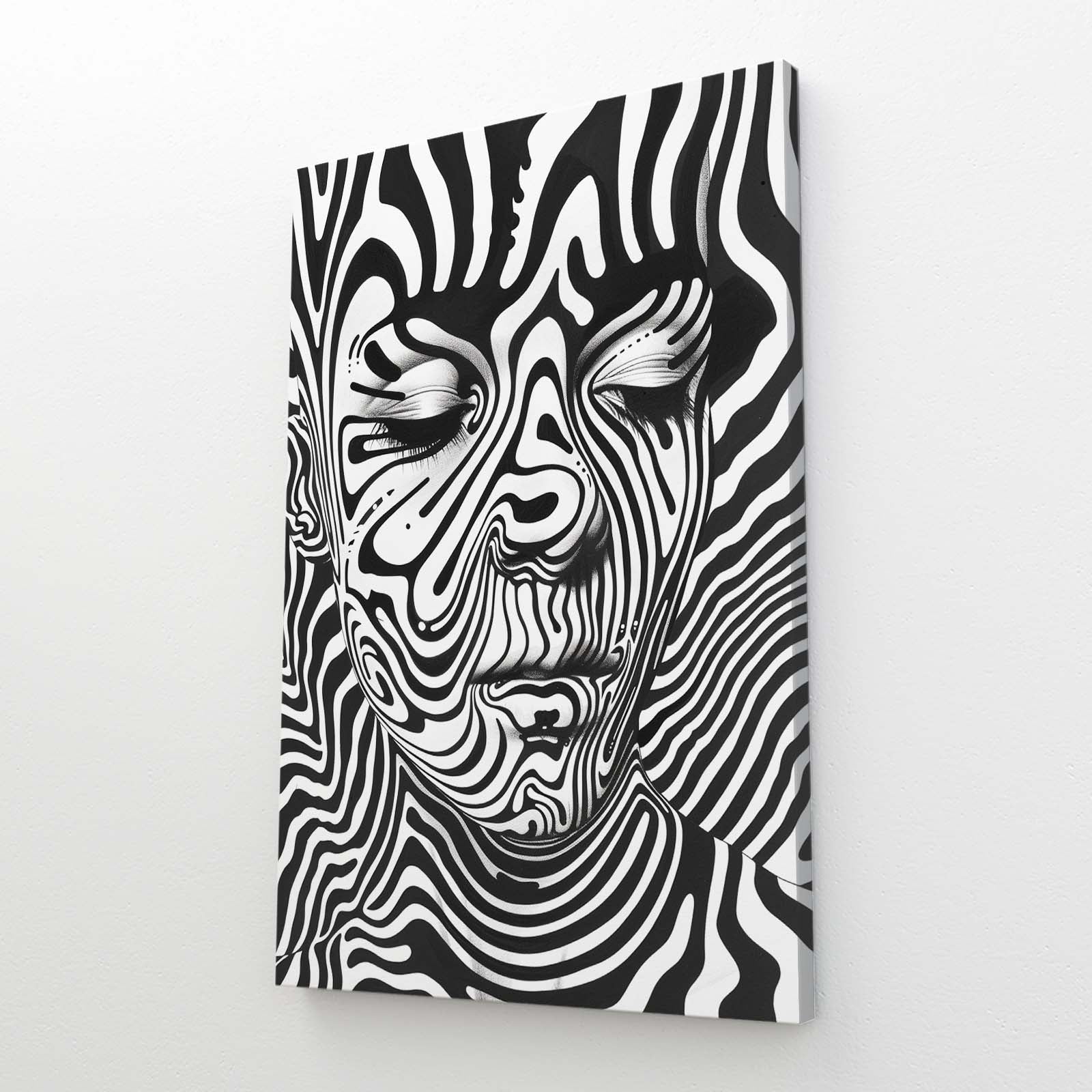 Style Trippy Zebra Prints – styled in a furnished interior