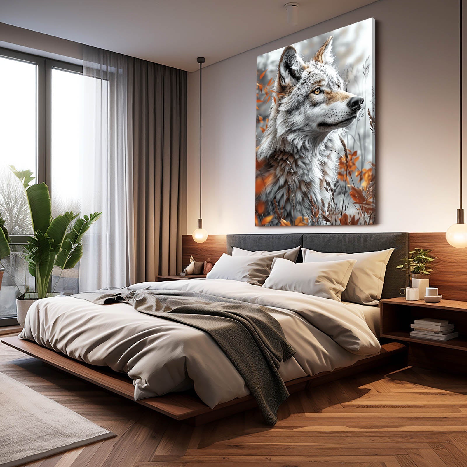 Stylish Wolf Art