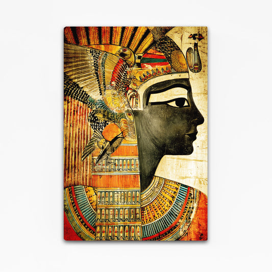 Stylized Pharaoh Headdress Egyptian Wall Decor – stylized pharaoh headdress egyptian canvas print