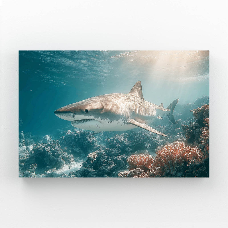 Sunbeam Reef Shark Canvas Art – sunbeam reef shark canvas print
