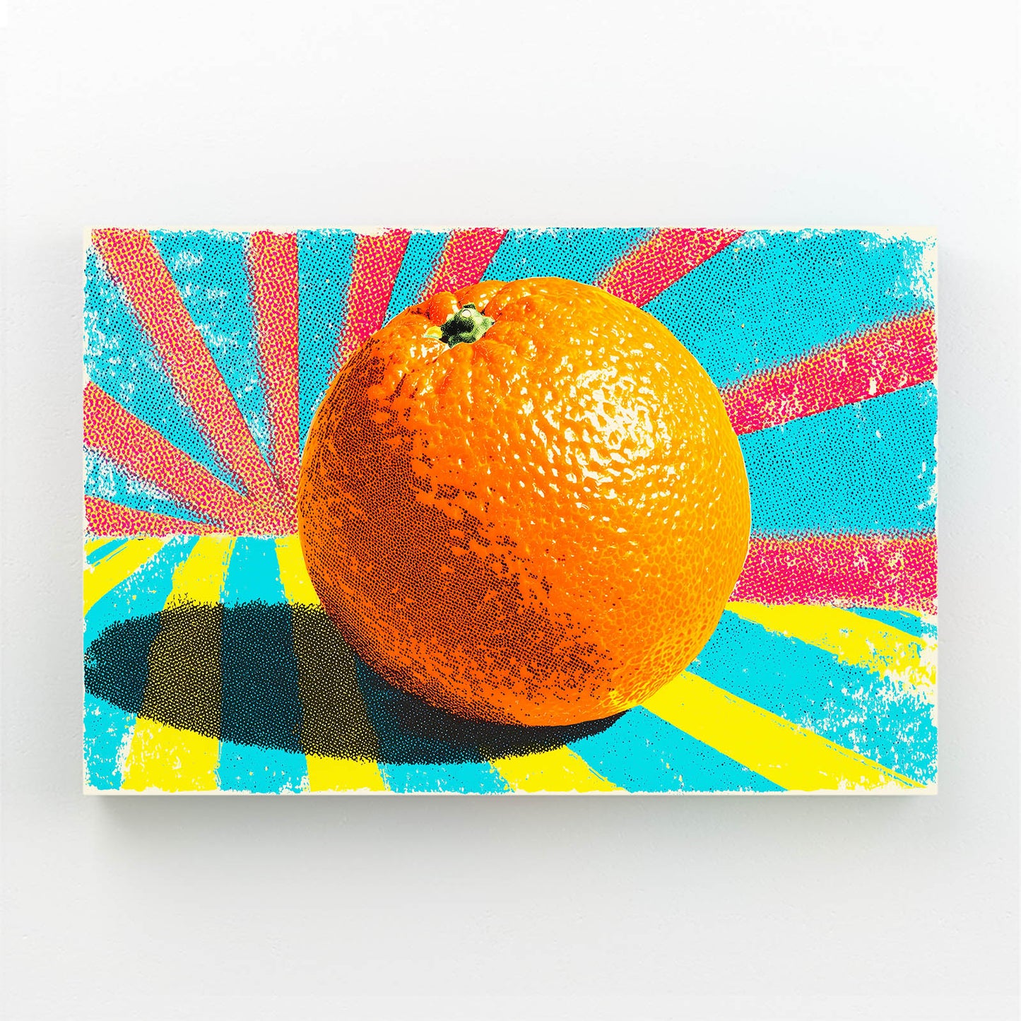 Sunburst Pop Orange Fruit Art – sunburst pop orange fruit canvas print