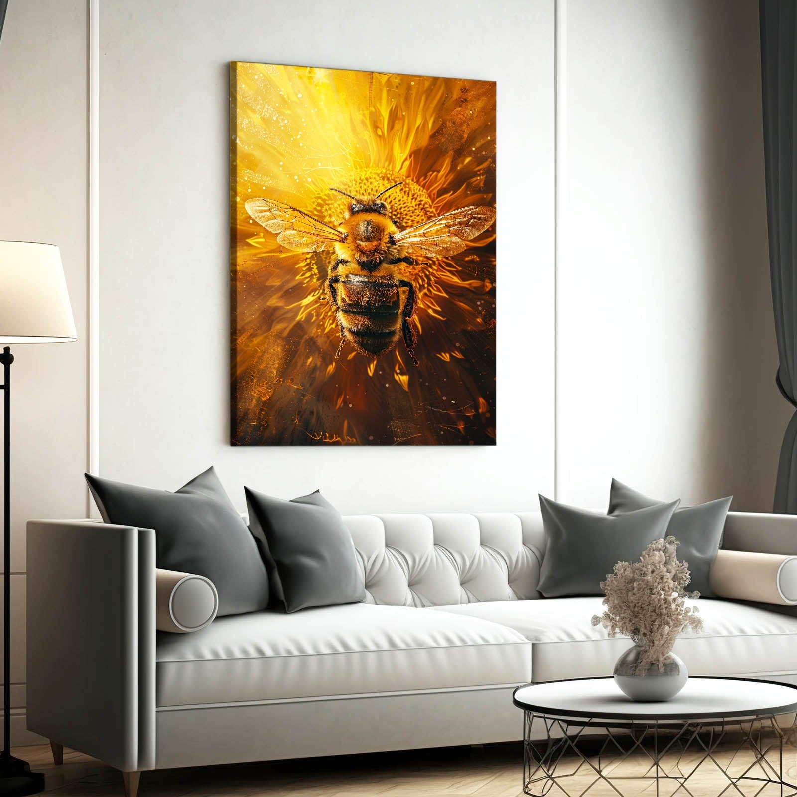 Sunfire Bee Art