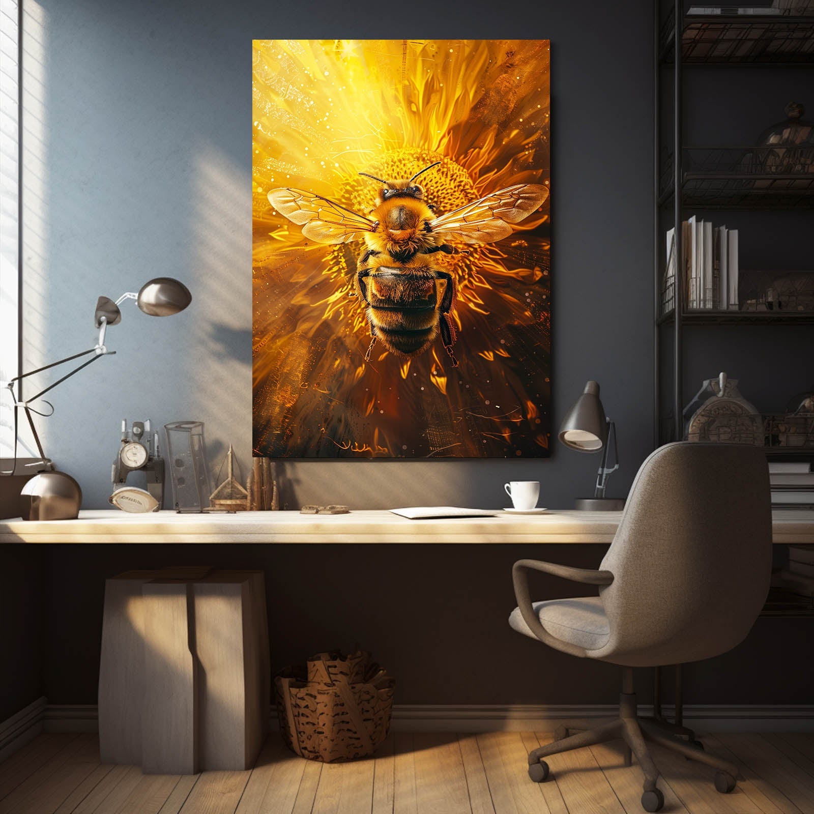 Sunfire Bee Art