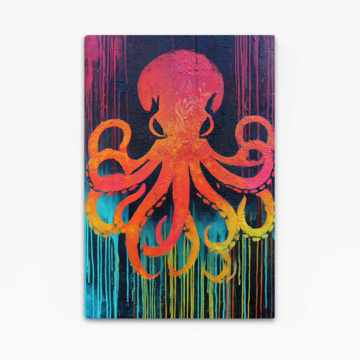 Sunset Drip Octopus Canvas – sunset drip octopus canvas print