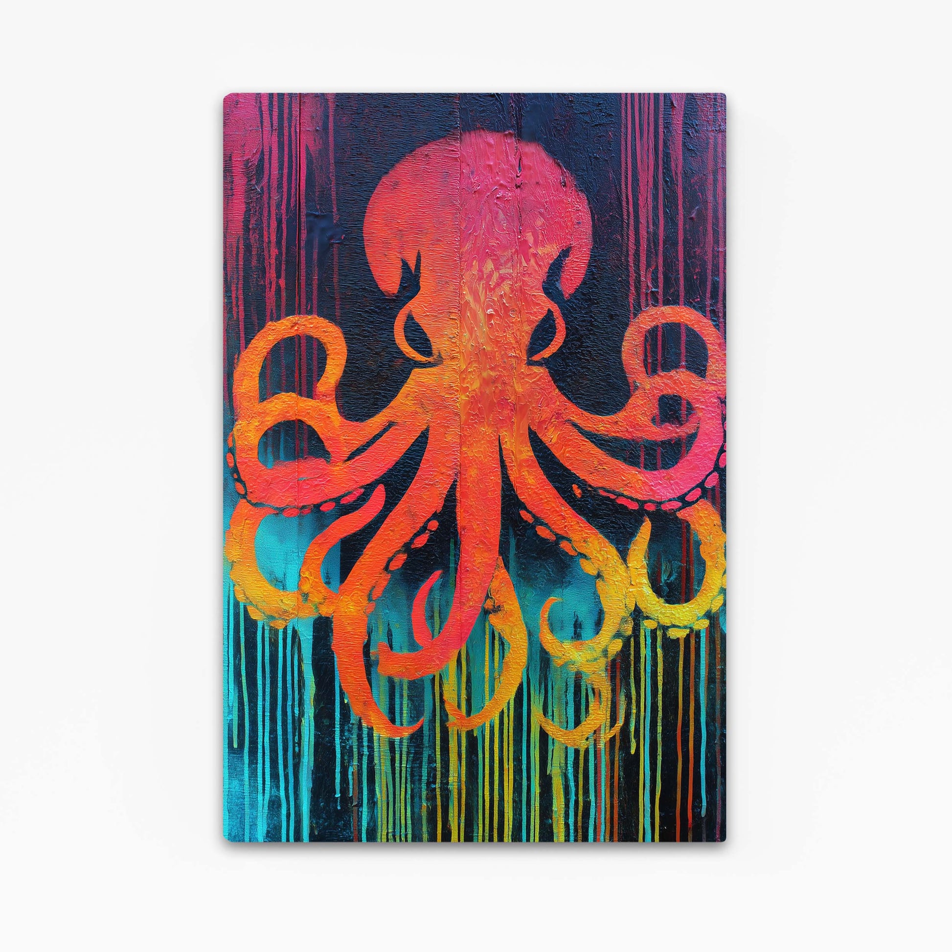 Sunset Drip Octopus Canvas – sunset drip octopus canvas print