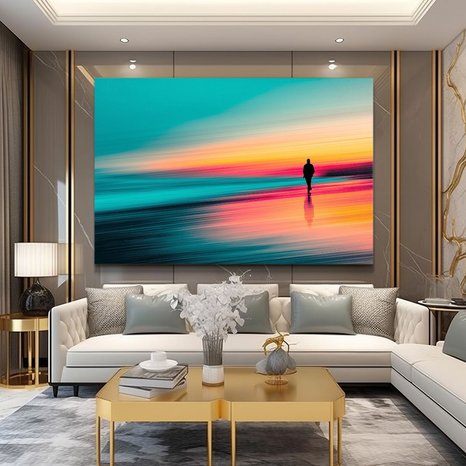 Sunset Horizon Photography Wall Art – canvas print, view 3