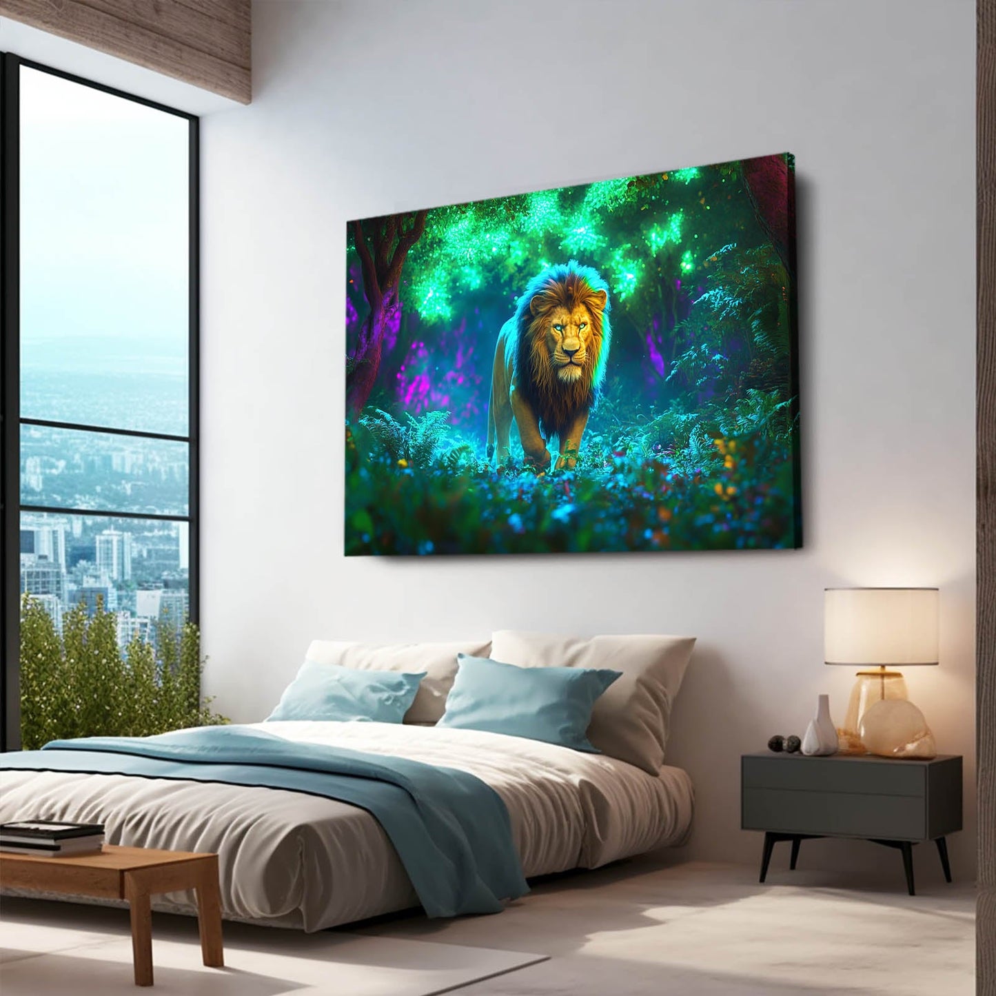 Surreal Lion Art