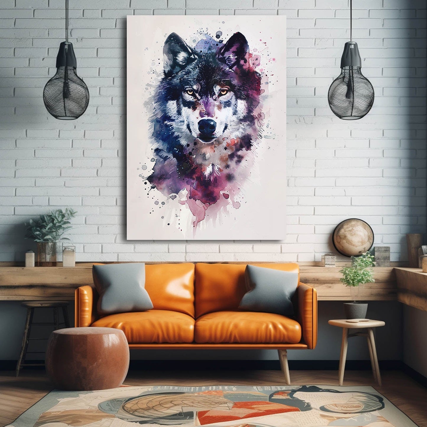 Surreal Wolf Art