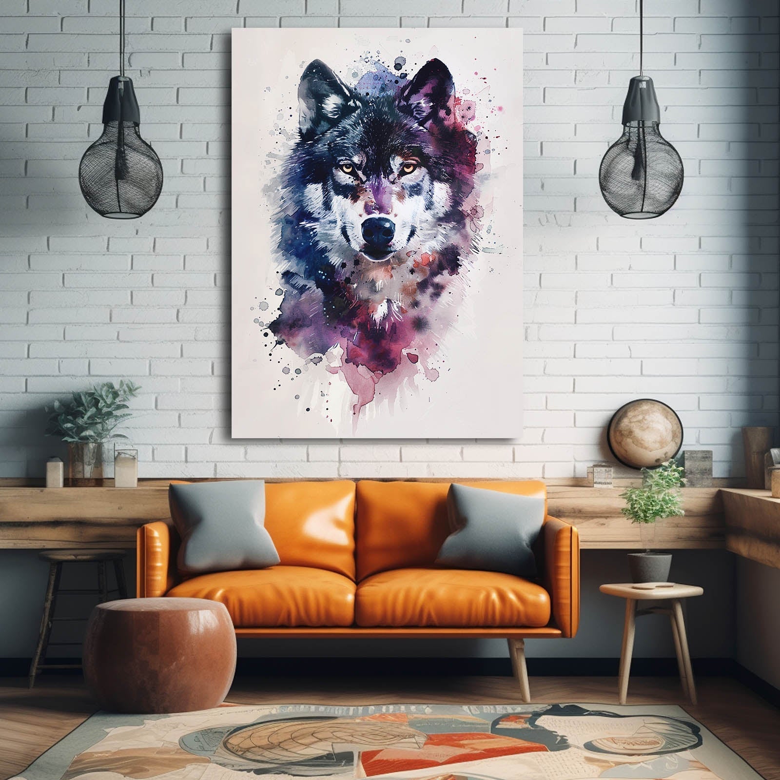 Surreal Wolf Art