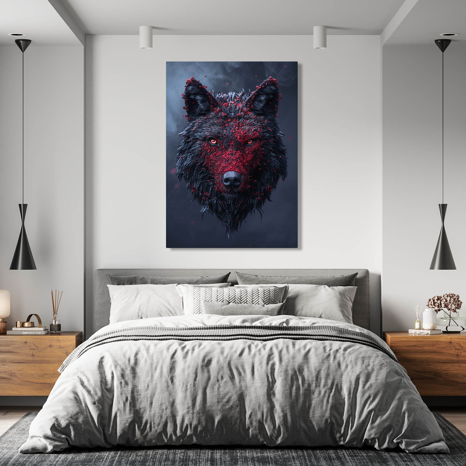 Surreal Wolf Wall Art