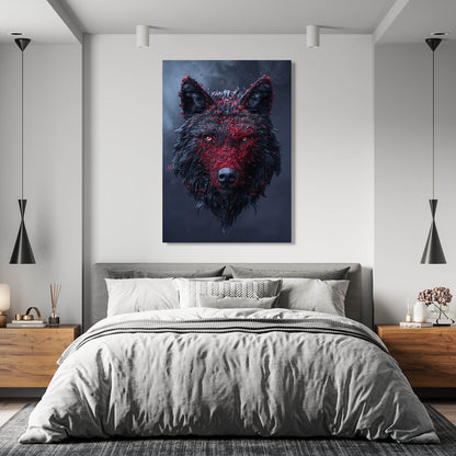 Surreal Wolf Wall Art