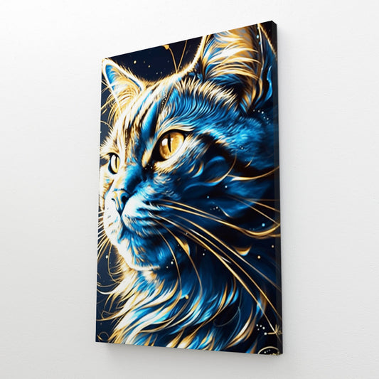 Surrealist Cat Wall Art