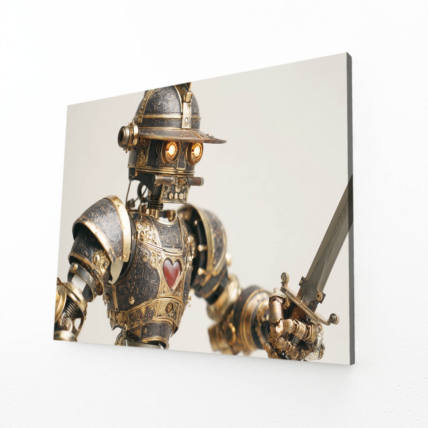 Sword Knight Automaton Steampunk Prints – sword knight automaton steampunk canvas print