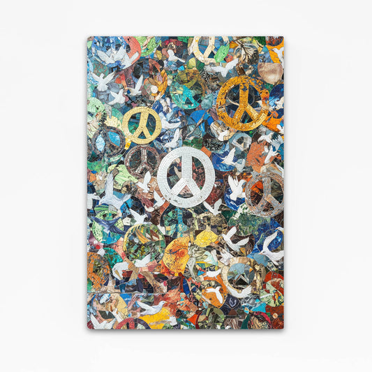 Symbols Of Unity Collage Peace Prints – symbols of unity collage peace canvas print
