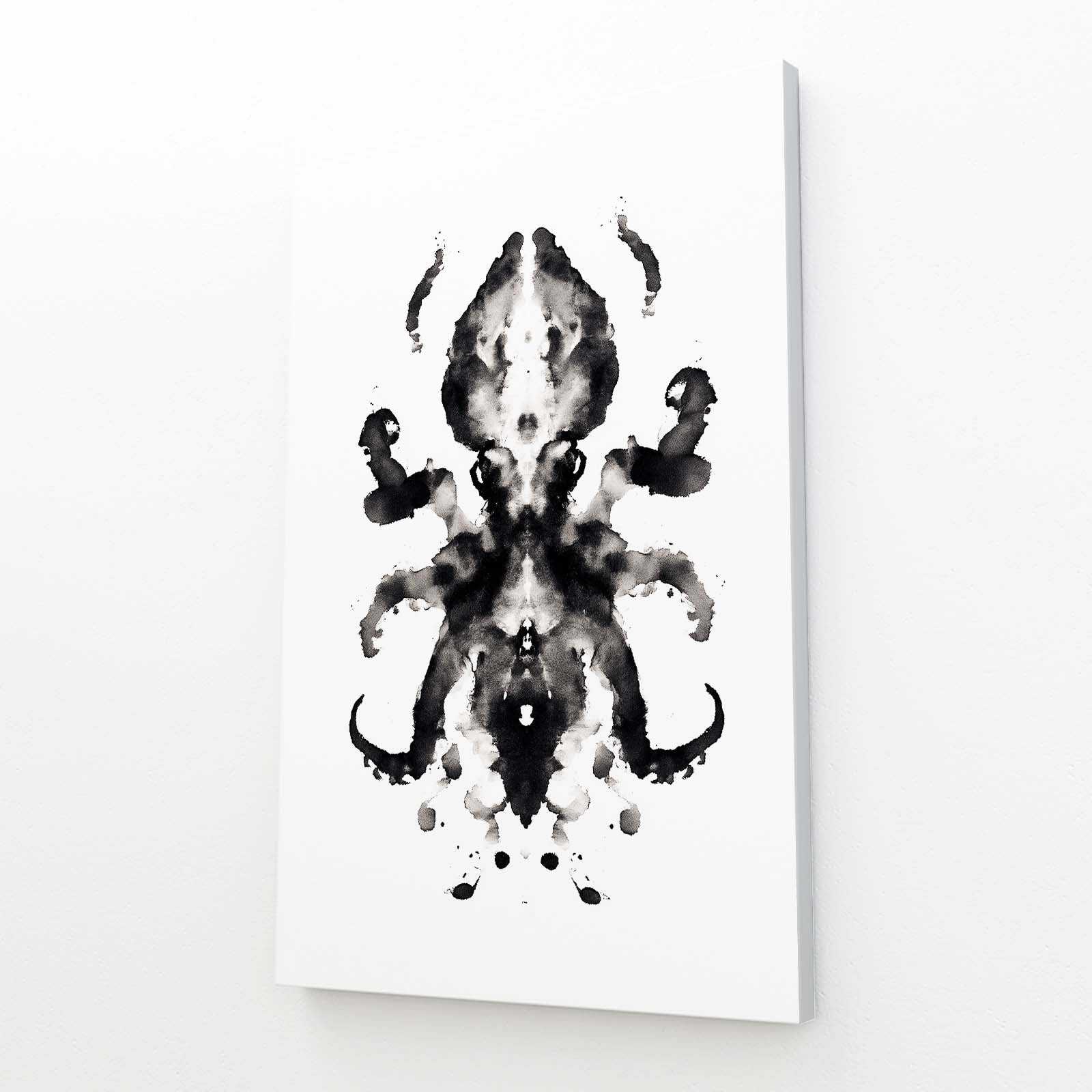 Symmetry Ink Blot Octopus Wall Decor – symmetry ink blot octopus canvas print