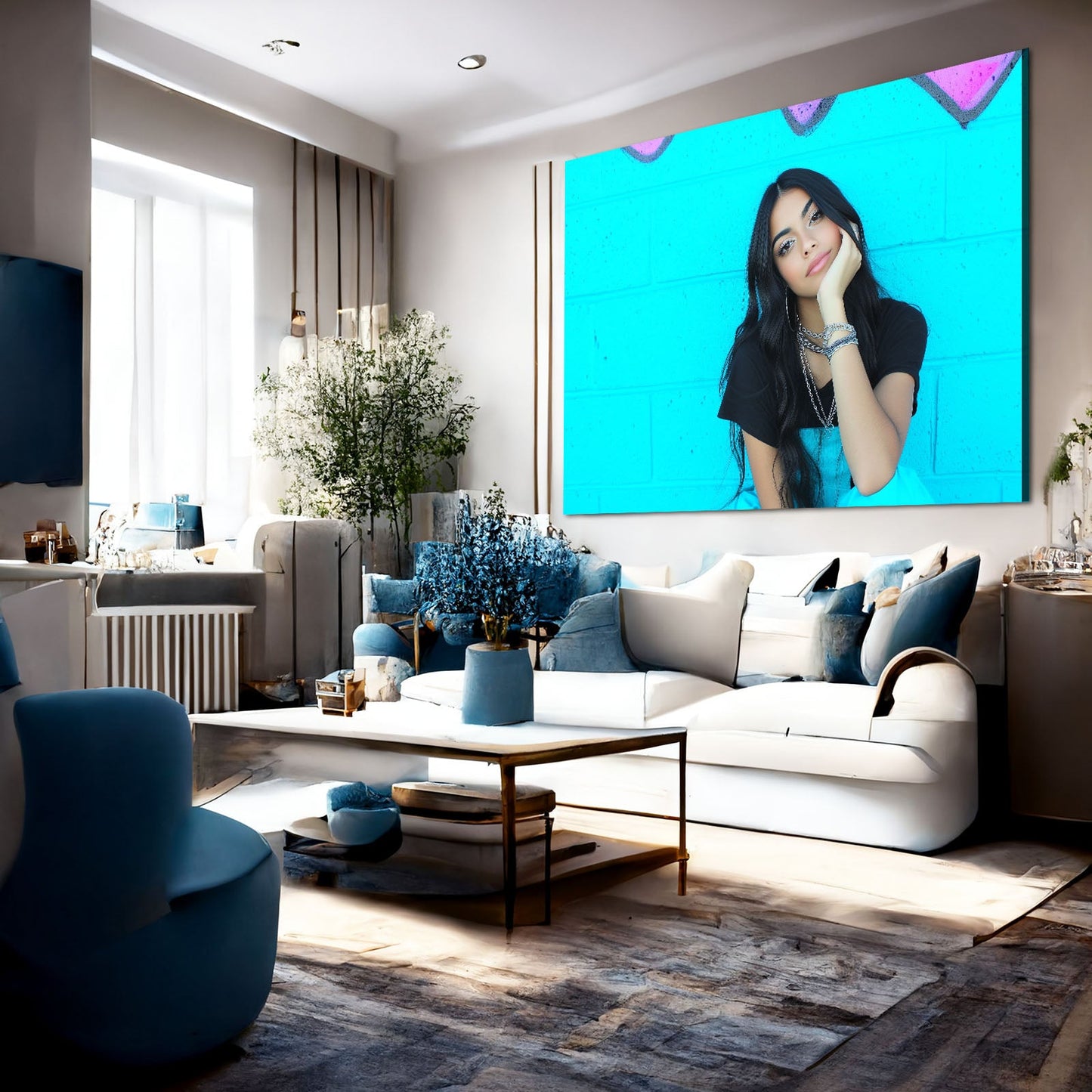 Teal Pop Photography Art Prints – canvas print, view 4