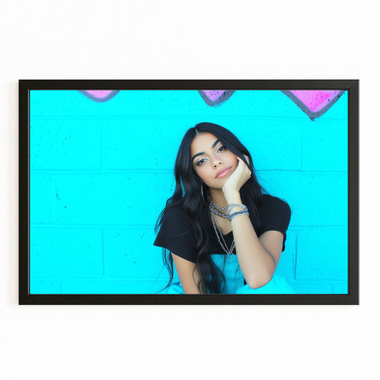 Teal Pop Photography Art Prints – canvas print on white background