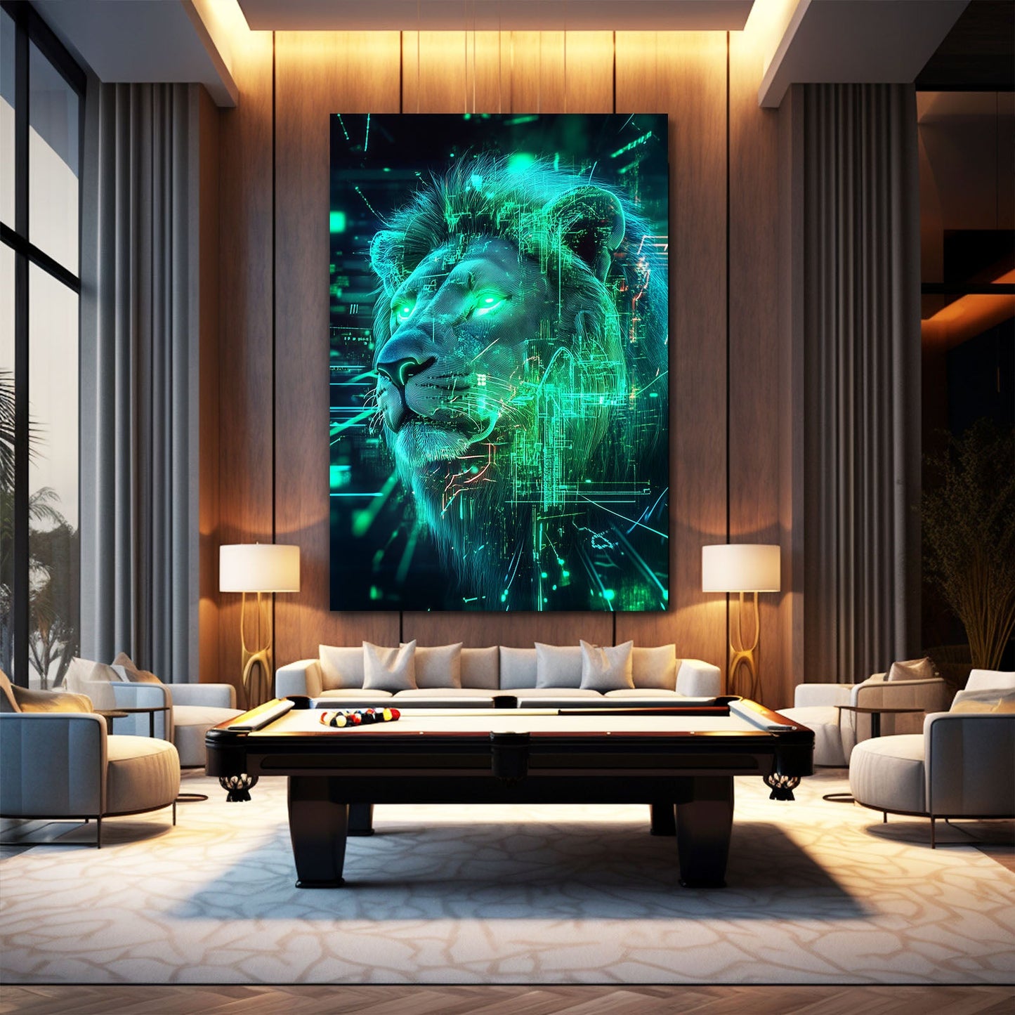 Tech Lion Canvas