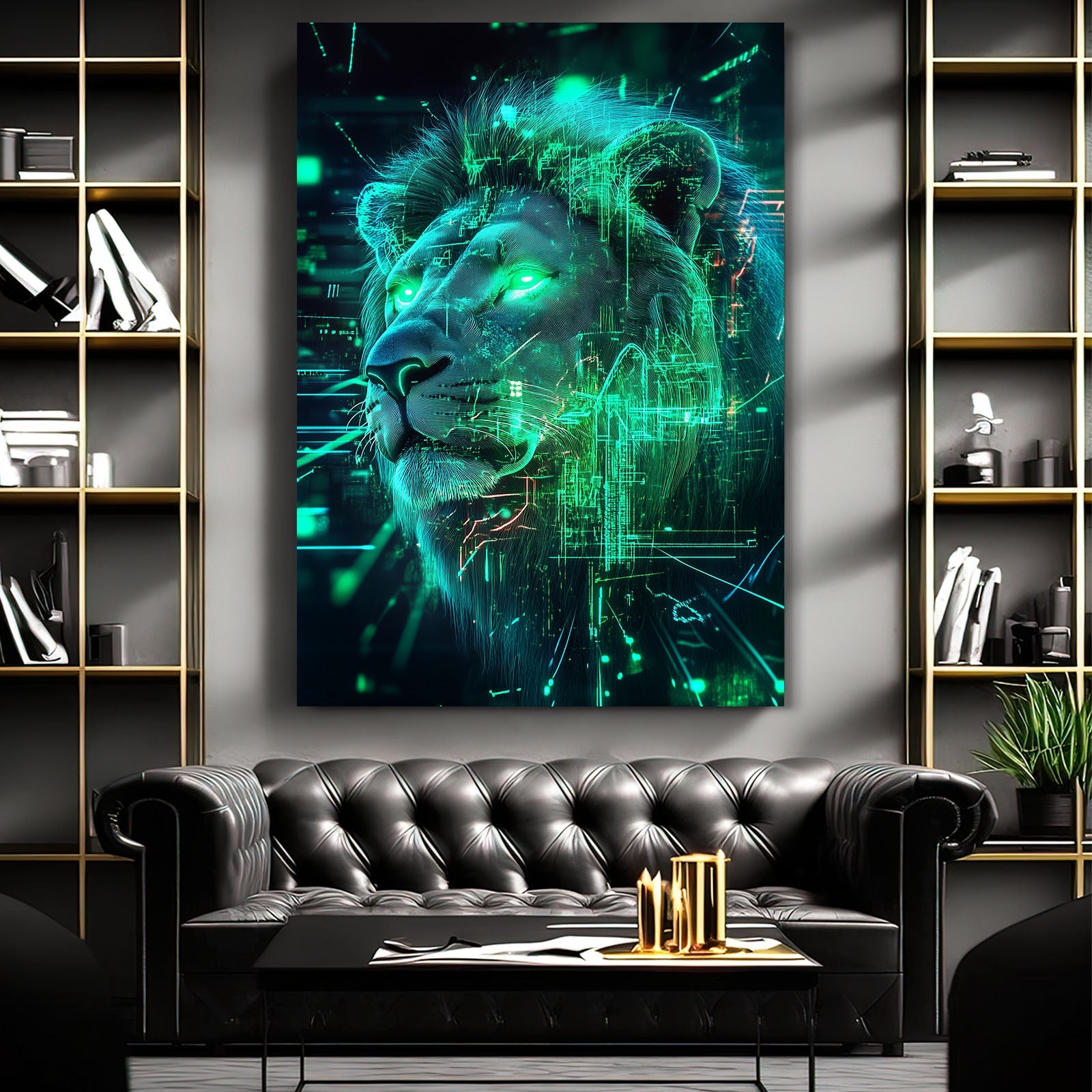 Tech Lion Canvas