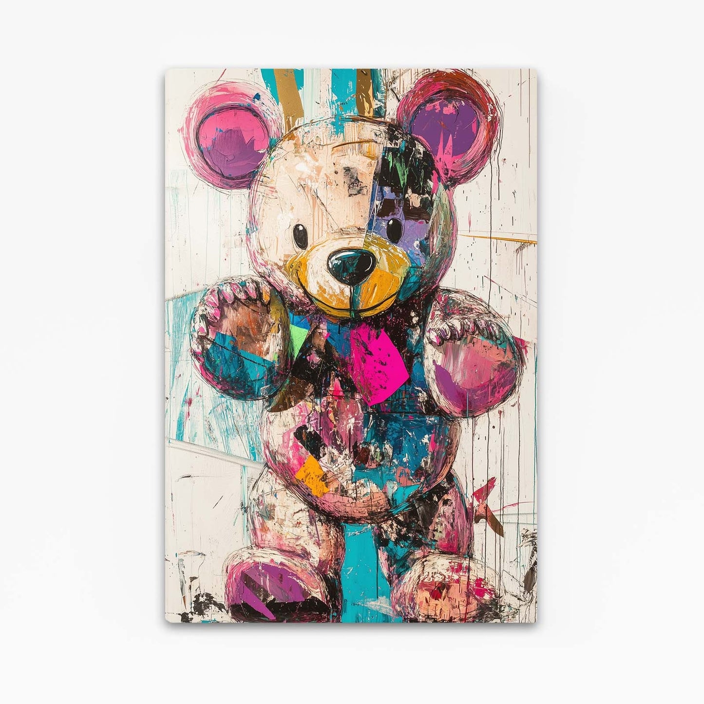 Teddy Bear Graffiti Art