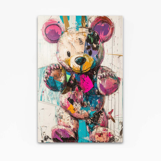 Teddy Bear Graffiti Art