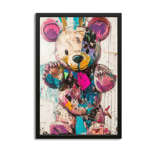 Teddy Bear Graffiti Art