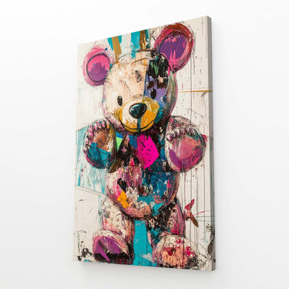 Teddy Bear Graffiti Art