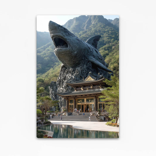 Temple Guardian Shark Prints – temple guardian shark canvas print