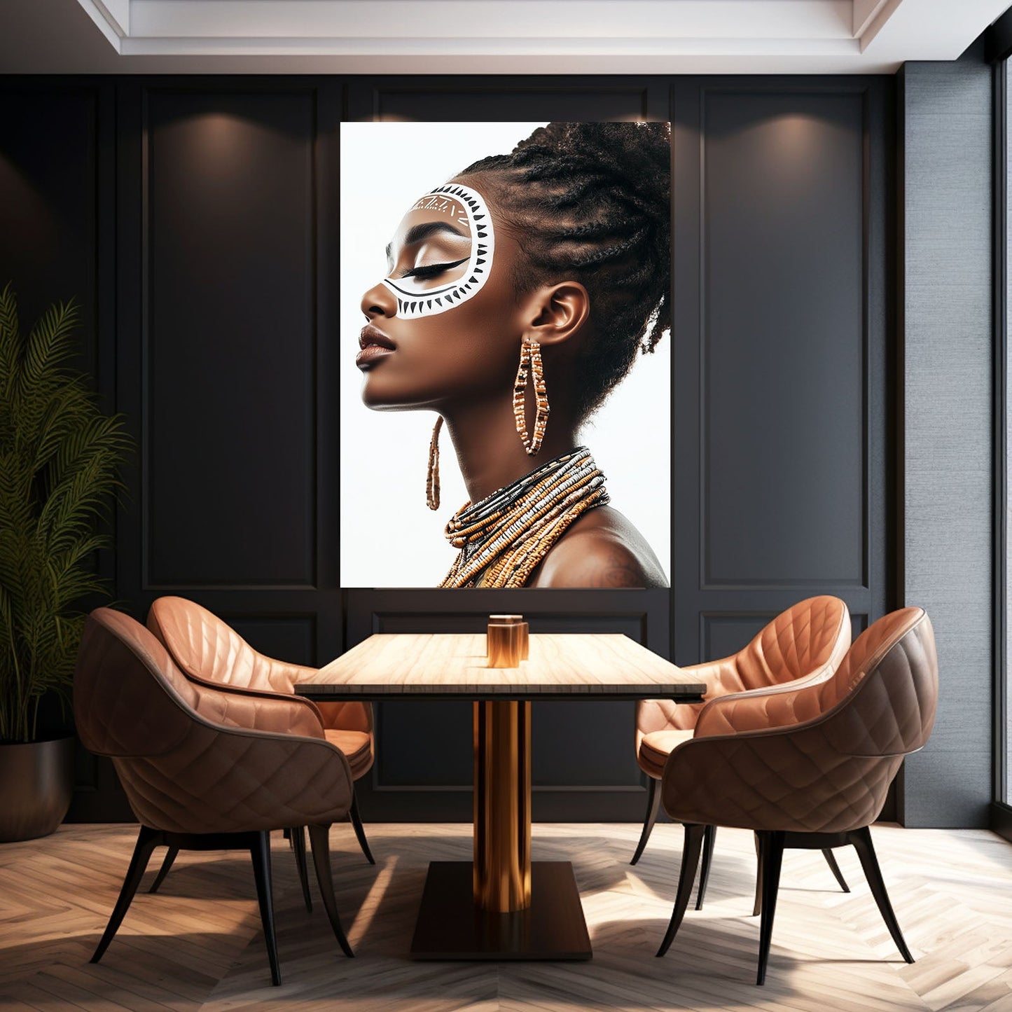 Timeless Beauty African Wall Art Decor
