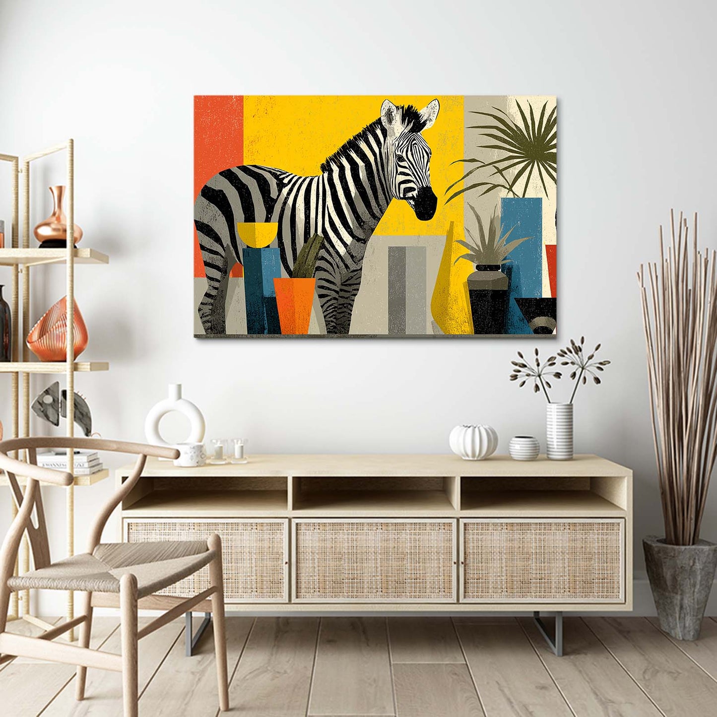 Timeless Zebra Prints – styled in a furnished interior