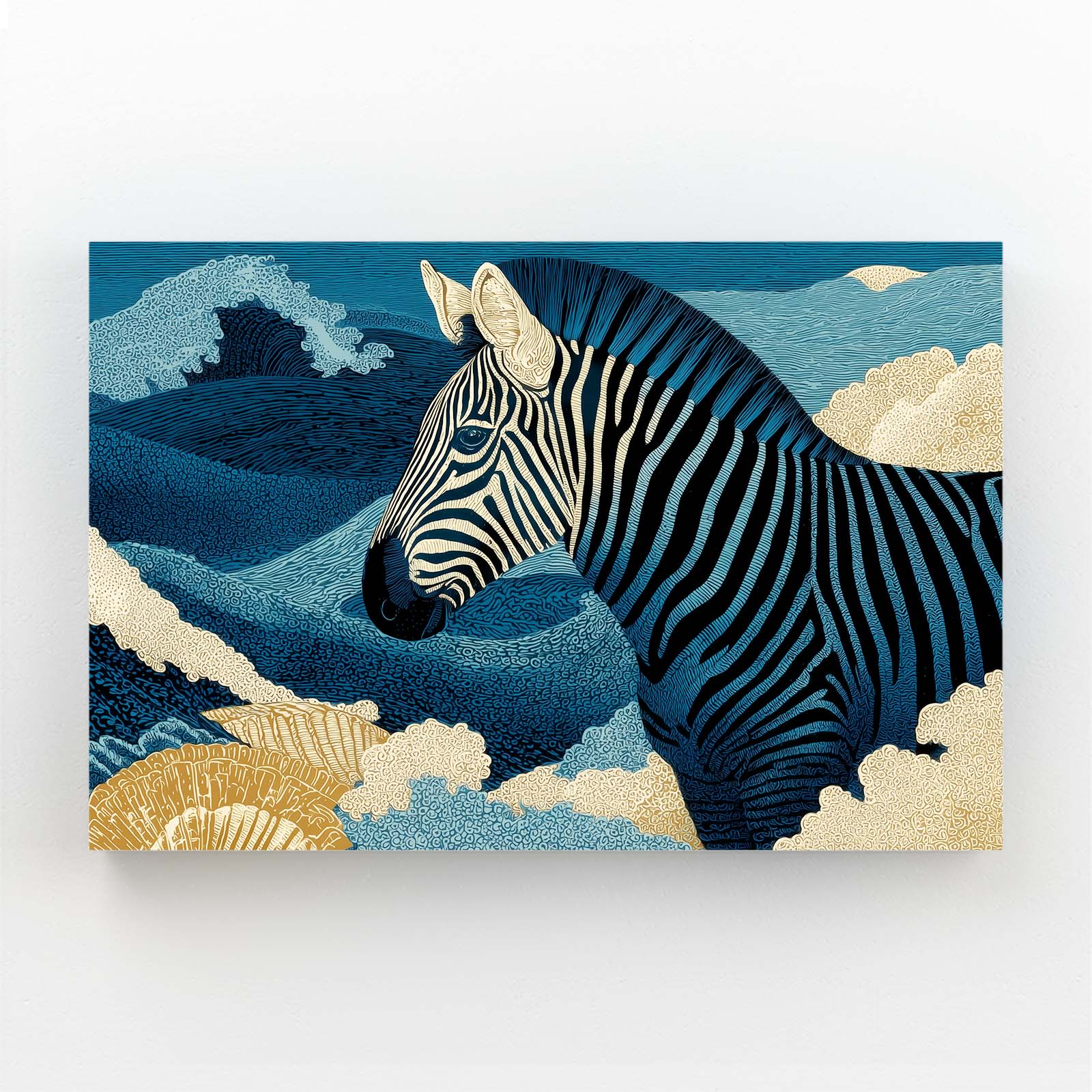 Timeless Zebra Wall Art – zebra canvas print
