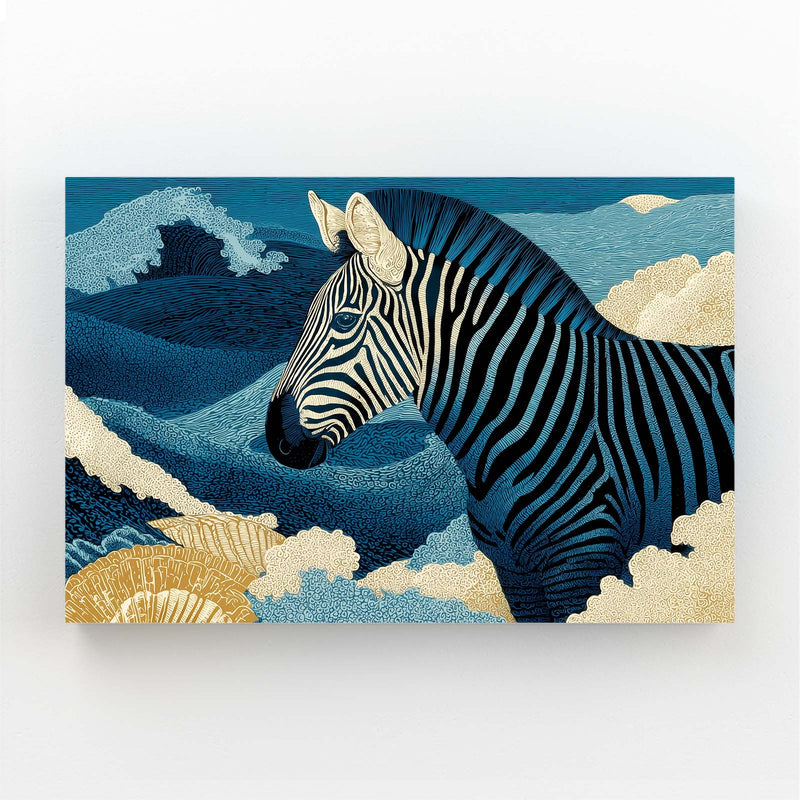 Timeless Zebra Wall Art – zebra canvas print