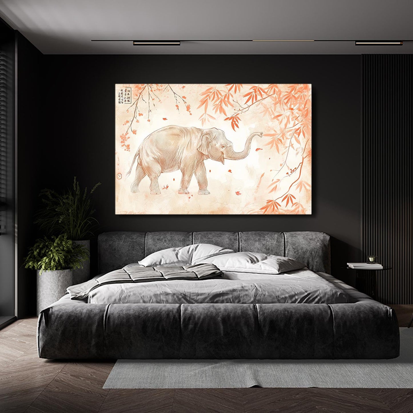 Traditional Asian Elephant Art
