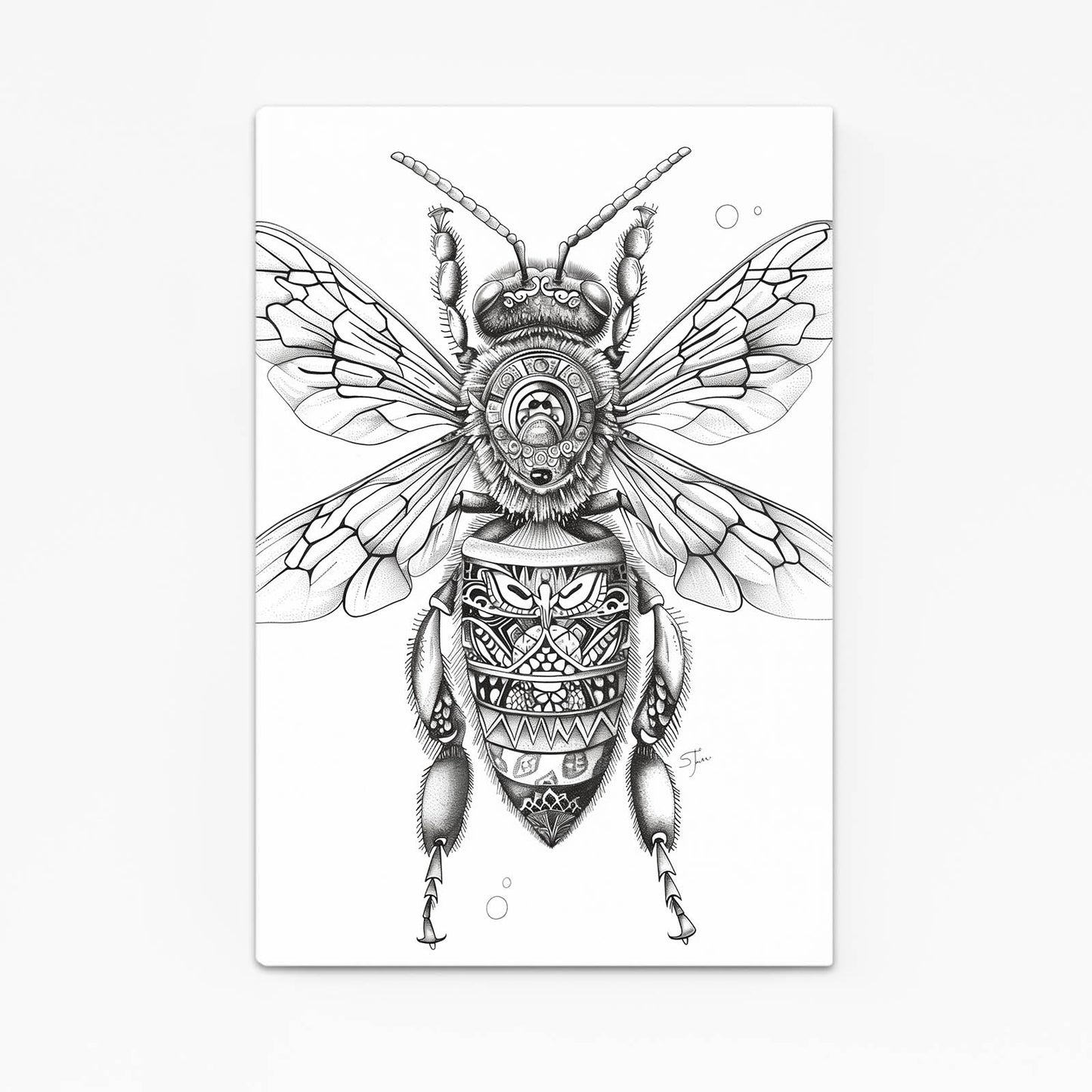 Tribal Bee Art
